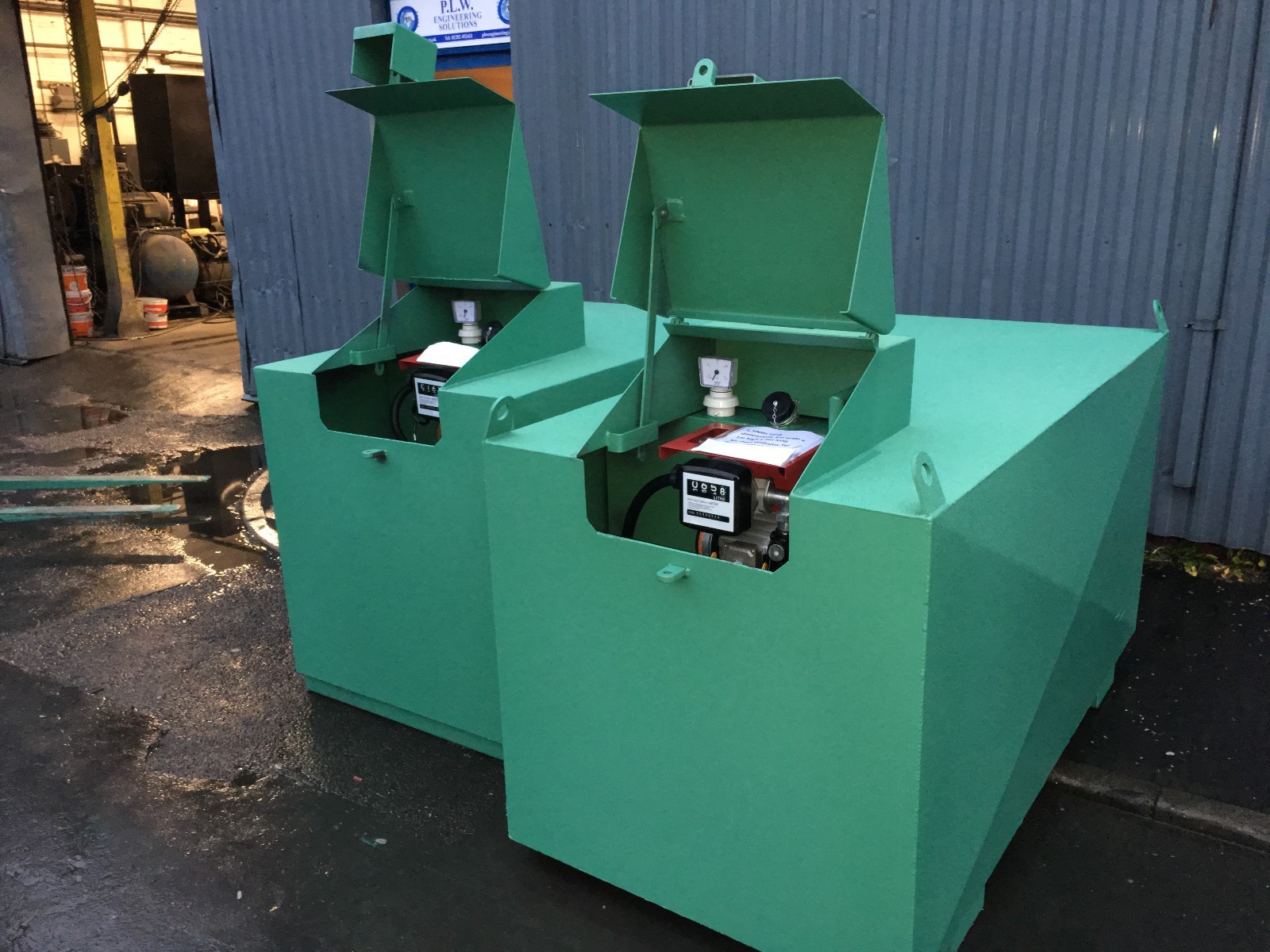 1500 Litre Steel Bunded Fuel Station By Fuel Safe UK eBay