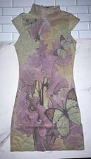 Chocolate Brand Key Hole Cleavage Super Stretchy Bodycon Sz S Dress