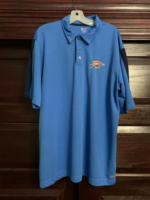 Men's Oklahoma City Thunder NBA SS Polo Shirt-size XL | eBay