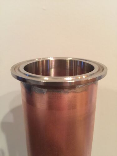 Alcohol Distilling Moonshine Keg Column 2" X 36" Copper And Stainless Steel DIY - Picture 7 of 7
