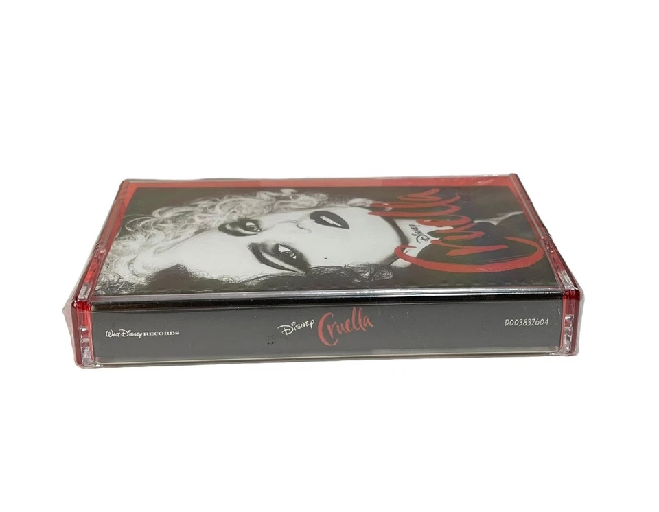 Cruella Motion Picture Soundtrack Cassette Tape 2021 Walt Disney Records Red NEW - Image 2 of 4