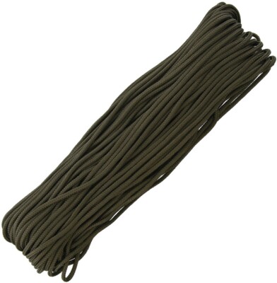 Marbles 325 Paracord Nylon Construction 4 Strand OD Green Color Bulk Packed