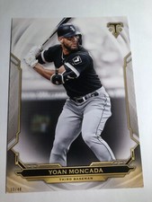 2019 Topps Triple Threads Jumbo 5x7 Yoan Moncada White Sox 67 /49