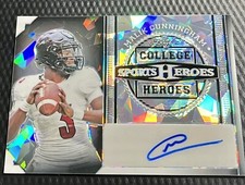 2024 Leaf College Sports Heroes Malik Cunningham 13/25 Patriots Ravens Auto #MC1