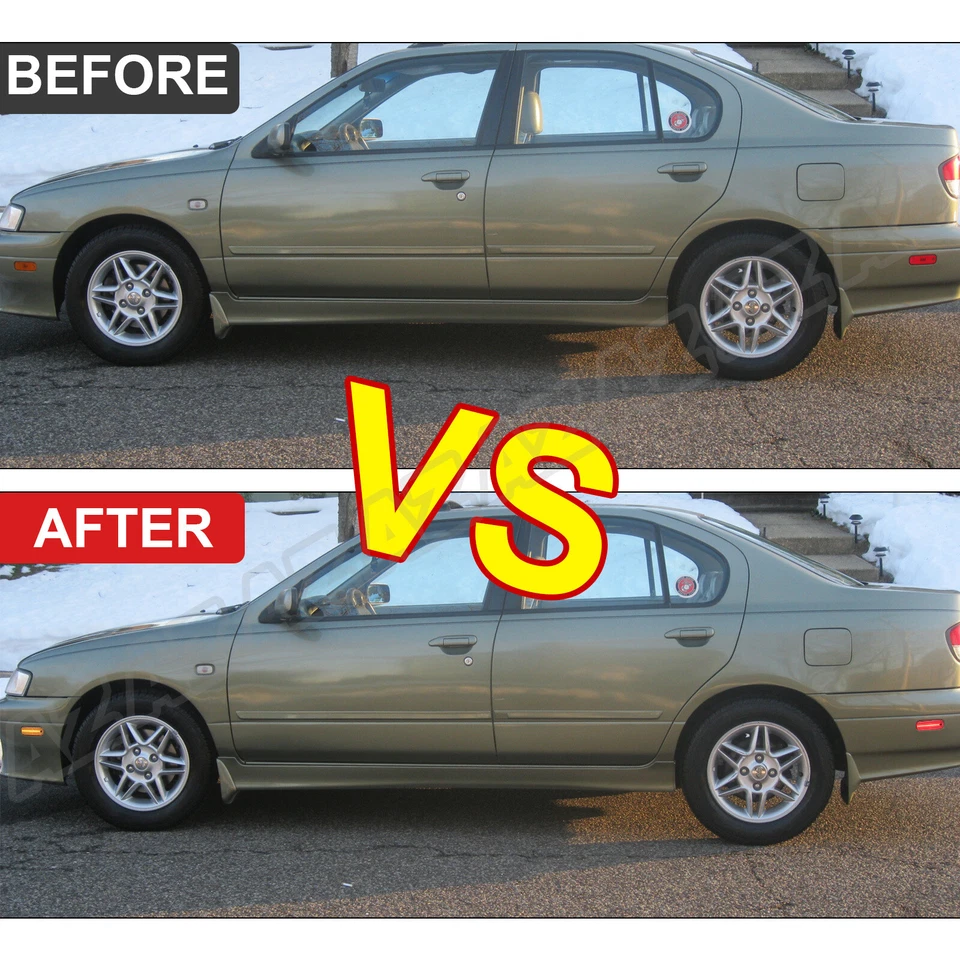 4pcs LED Side Marker Lights Amber Red Lamps Clear For Infiniti G20 91-96 99-02 - Image 3 of 4