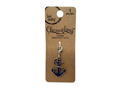 Bead Landing Charmalong Silvery Charm - New - Anchor