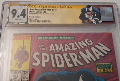 洋書 Amazing Spider-Man 316 CGC 9.4 McFarlane 洋書 Amazing Spider-Man 316 CGC 9.4 McFarlane Amazing Spiderman