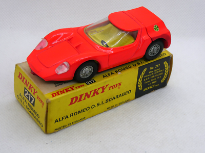 Dinky Toys 217 Alfa Romeo Scarabeo OSI Mint Boxed | eBay UK
