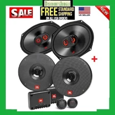 JBL GTO-X9 / Club 964M 6X9" 3 Way Speakers + JBL GTO-X6C / 602C 6.5" Components