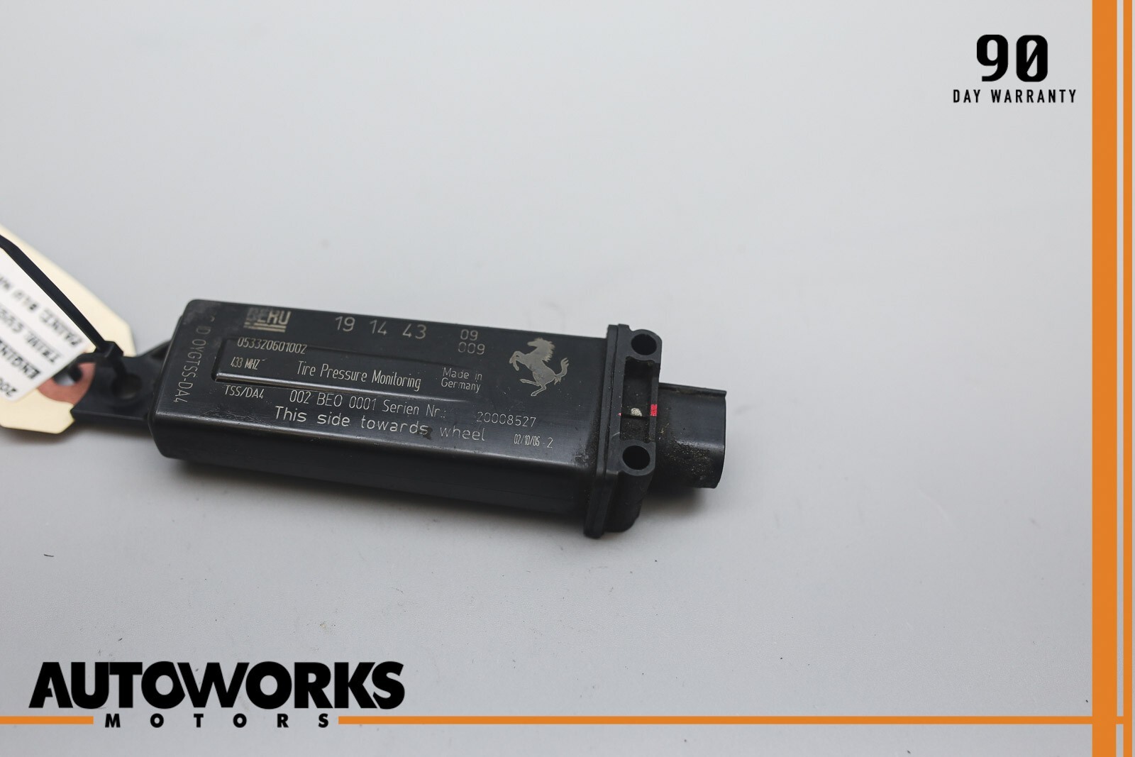 05-13 Maserati Quattroporte M139 Tire Pressure Monitor Sensor 191443 OEM