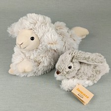 Inware Lamm Schaf + Hase ❤️ Kuscheltier Plüschtier Stofftier Ostern 2er SET