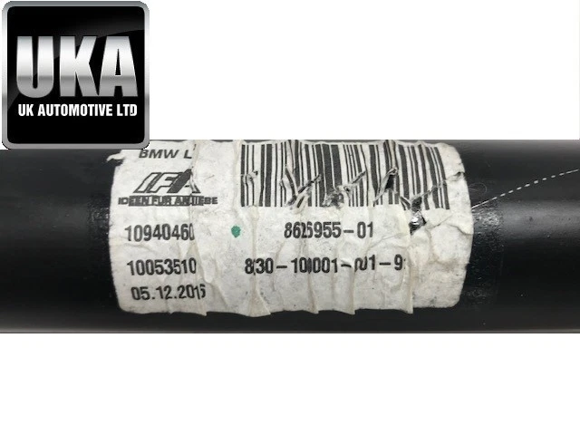 2017 BMW 435 XDRIVE F30 3.0 DIESEL FRONT DRIVE PROPSHAFT PROP SHAFT 8626955 - Image 2 of 2