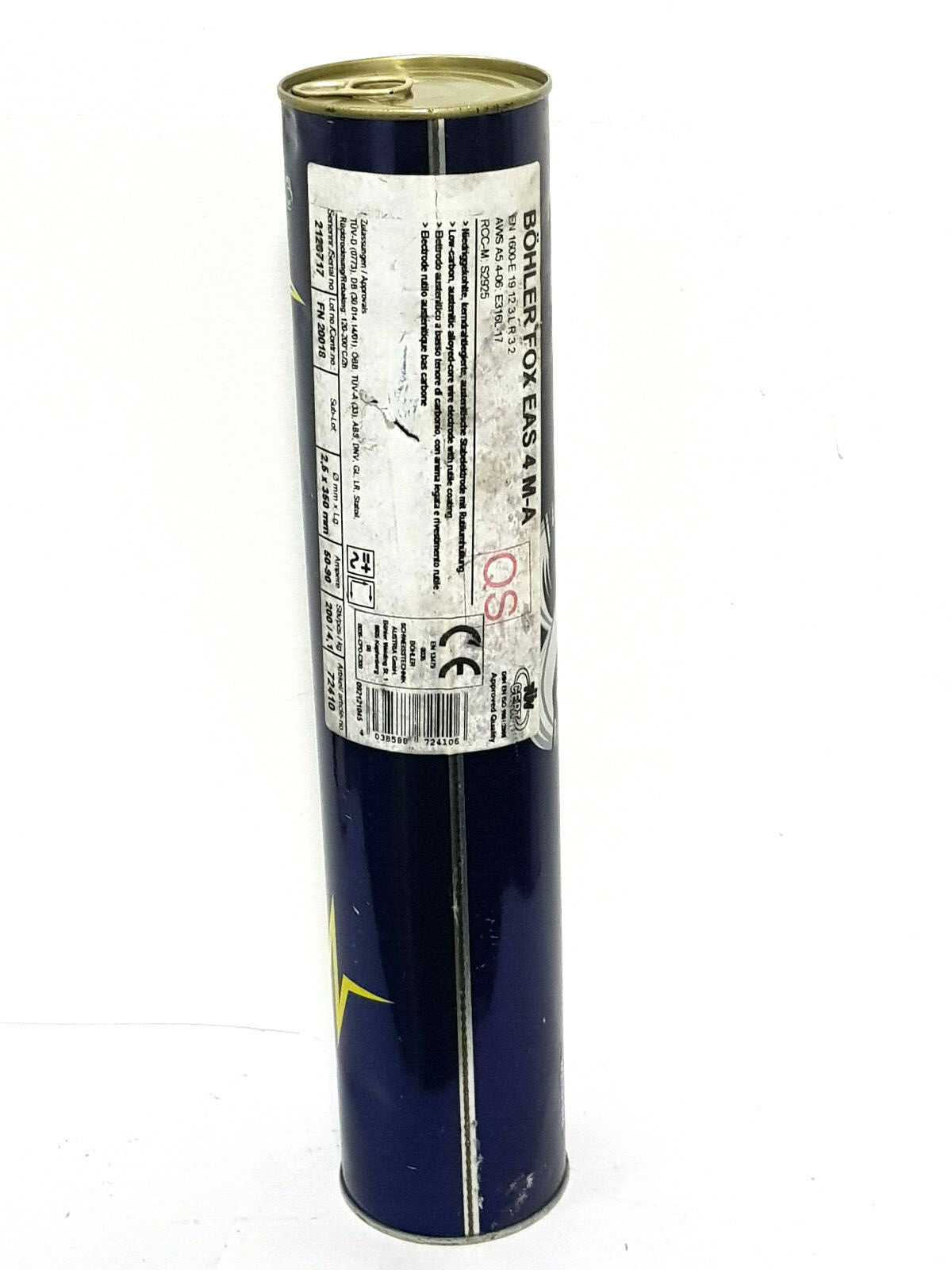 Böhler FOX EAS 4 M Cast iron Welding rods. ARC 2.5 mm . Cast Iron