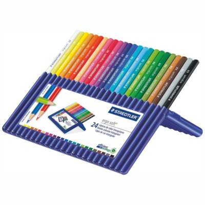 STAEDTLER Farbstift ergosoft 157 SB24 24 Farben in Kunststoff-Box