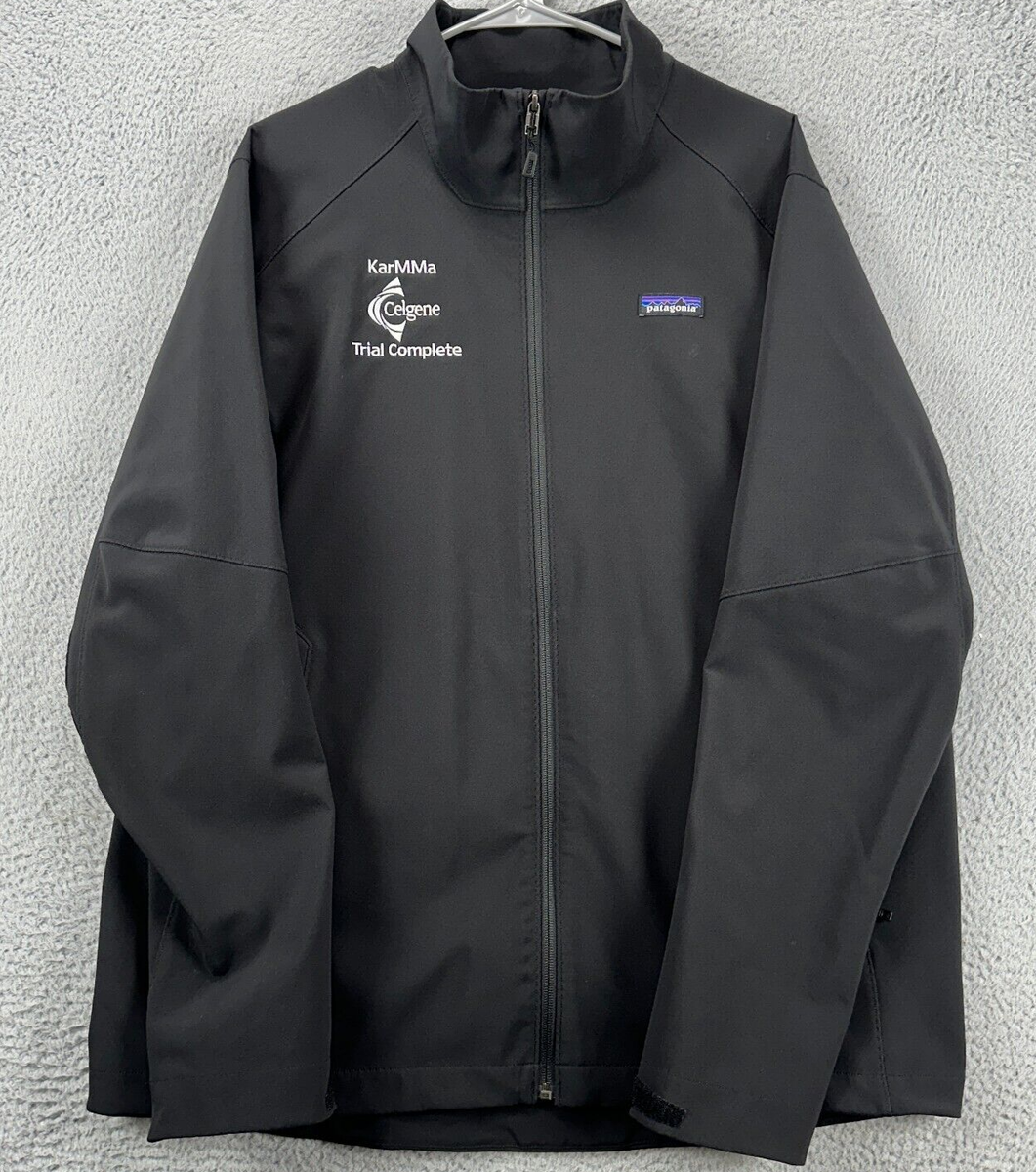Patagonia Jacket Adult XL Black Softshell Full Zip Long Sleeve