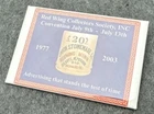 Vtg Red Wing Collectors Society Convention Pin Button MN Pottery 2003