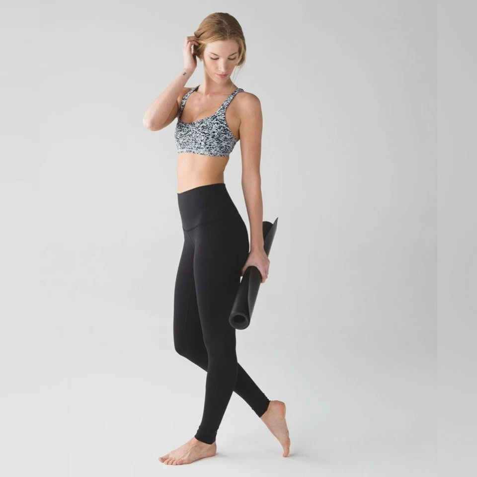 Lululemon Free to Be H2O Swim Top in Mini Ripple White Seal Grey OS - Image 2 of 4