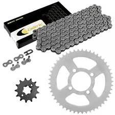 Caltric Drive Chain and Sprockets Kit for Yamaha TT-R125 TTR125E  2002 2003-2010