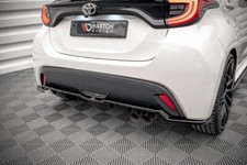 CUP Diffusor SCHWARZ für Toyota Yaris MK4 Heckansatz Rear Splitter Aufsatz ABS