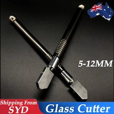 Pro Diamond Tip Glass Cutter Oil Lubricated Cutters Cutting Craft Black Tools AU