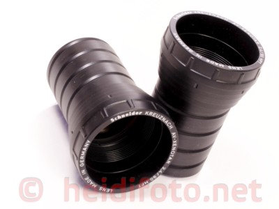 2x 90/2,4 HFT AV XENOTAR 1 Paar für Rollei MSC twin 300 P 325P 330P