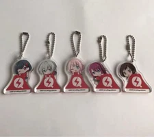 Acrylic Key Chain All 5 Types Set Afterglow Bang Dream Fuji-Q Highland