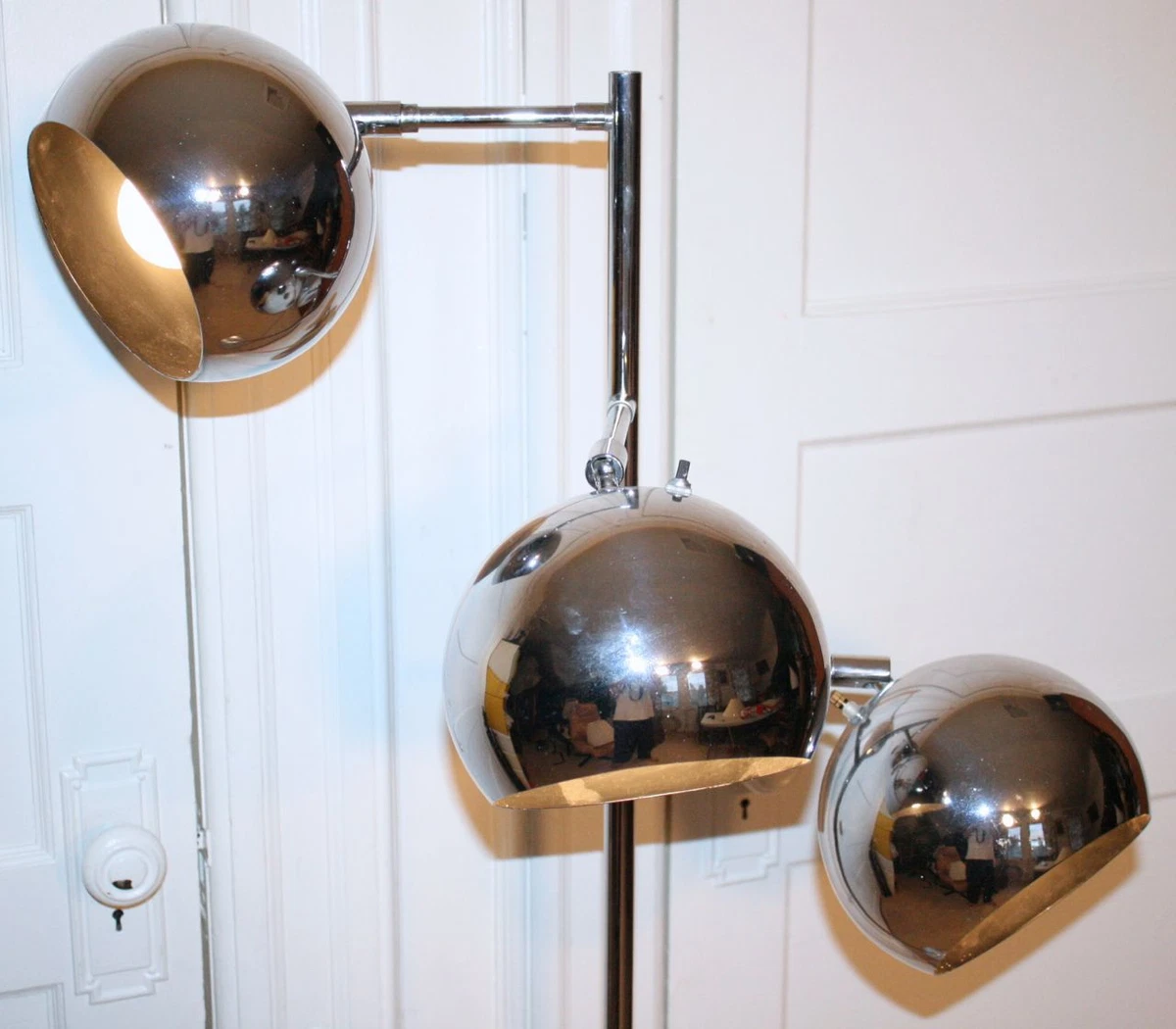Koch and lowy on sale chrome floor lamp