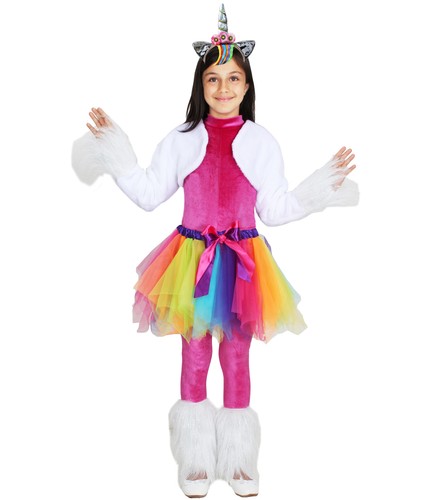 Costume Unicorno Di Pegasus Vestito Carnevale Bambina Made In Italy | eBay