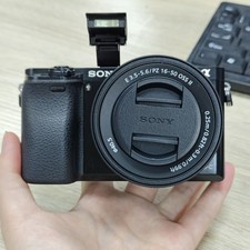 Sony Alpha A6000 24.3MP Mirrorless Digital Camera with 16-50mm II Lens -Black