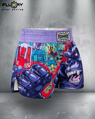 Kickbox Shorts Herren Muay Thai Kampfsport Hose Polyester Atmungsaktiv Boxshorts