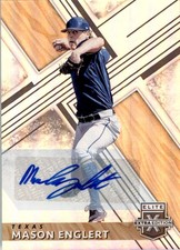 Mason Englert 2019 Panini Elite Extra Edition Auto #141