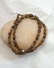TOURMALINE 4-9 x 6-11MM NUGGET BEADS - 18" Strand - 2947E