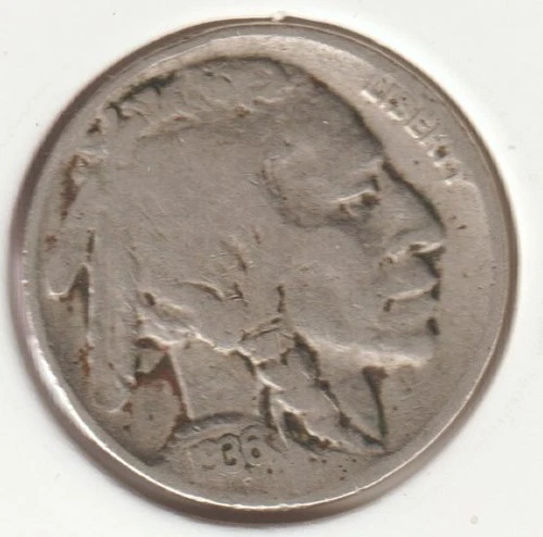 1936 US Indian Head Buffalo Nickel FULL DATE Rare 90 Year Old Collection Coin