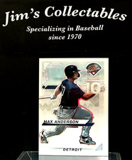 2025 Panini Prospect Edition Max Anderson  #149 Silver Prizm Houston Astros