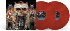 Image of Michael Jackson - Dangerous Red & Black Swirl Vinyl LP Reissue (New/Sealed)