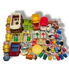 HUGE Lot Of Vintage Fisher Price Little People and Accessories