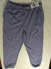 NWT N.Y.L New York Laundry Purple Cotton Tapered Sweatpants XL NWT