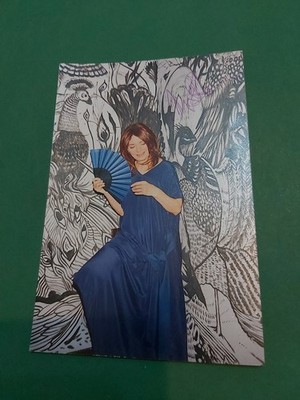 Iris Berben, television, cinema, autograph card  