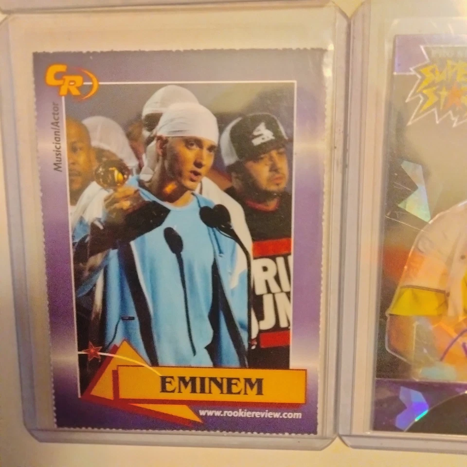 Lote de tarjetas coleccionables autógrafas Jay Z, Eminem, Snoop Dogg + Tone Loc. Foto 4 de 4