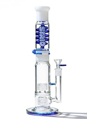 14IN Heavy Freezable Glycerin Glass Bong Water pipes Tobacco Smoking & 14mm bowl