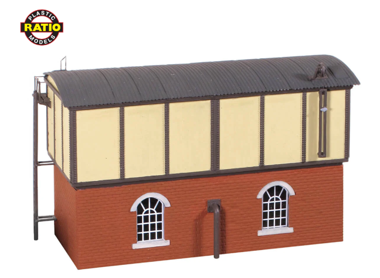 Ratio 551 Large Water Tower OO Gauge Plastic Kit unpainted