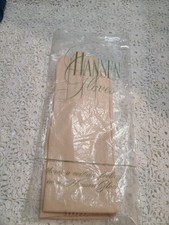 Vintage 50s 60s Hansen Cream Suede Women  s Gloves Size 7