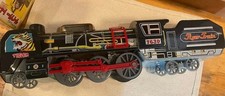 Vintage Japanese Tin Toy Train Tiger Showa Era