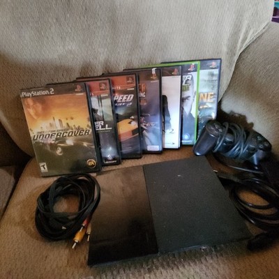 Sony PlayStation 2 Slim Console With Games - Used