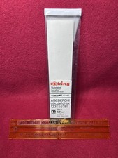 Rotring Szablon czcionek DIN 17 5,0mm Art. 324 050 Szablon znaków