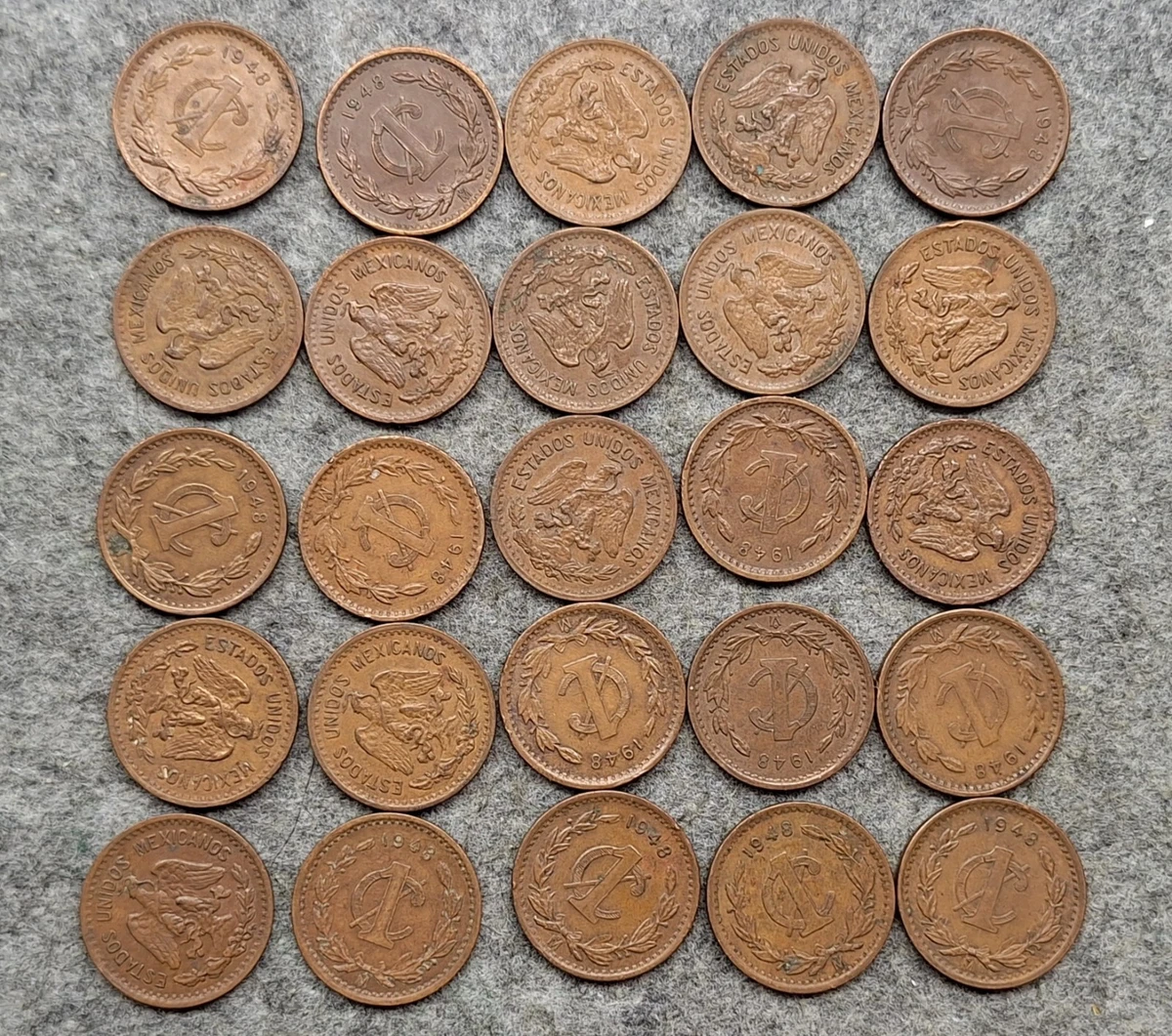 1 Centavo 1948 Year Mexican Coins (1905-Now) | Updated Sep 2026