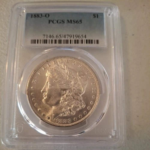 1883-O New Orleans Morgan Silver MS 65