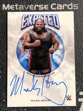 2025 Topps Exaletd WWE An Exalted Autograph Mark Henry Auto