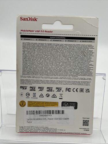 Nuevo lector de tarjetas microSD SanDisk MobileMate USB 3.0 SDDR-B531-AN6NN - Imagen 2 de 2