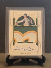 2024 Panini National Treasures Jacob Wilson Holo Gold /49 RPA